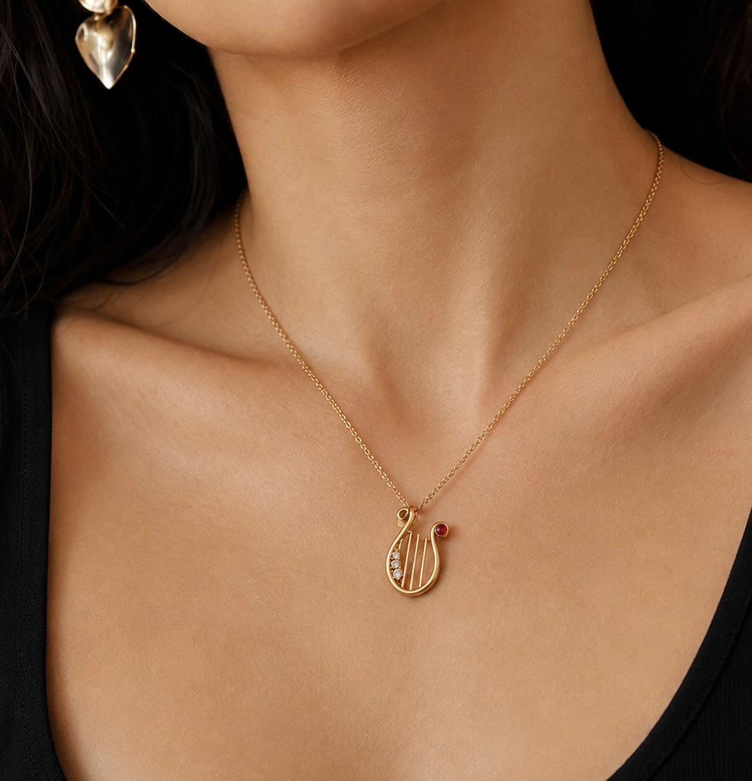 Love Your Lyre Pendant
