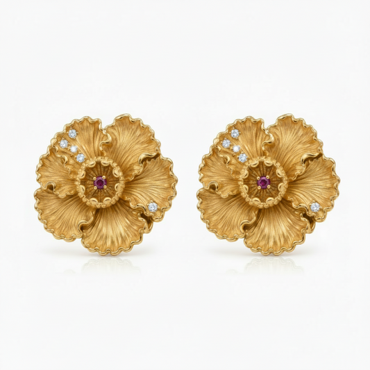 Carnation Studs