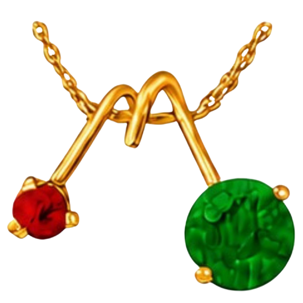 Scarlet and Olive Green