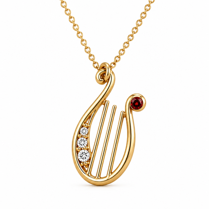 Love Your Lyre Pendant
