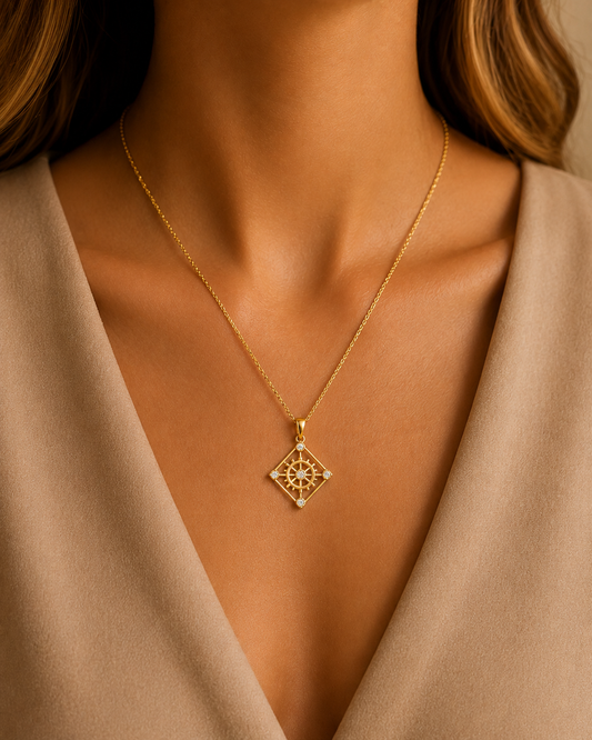 The Four Way Test (Gold w/Diamonds)