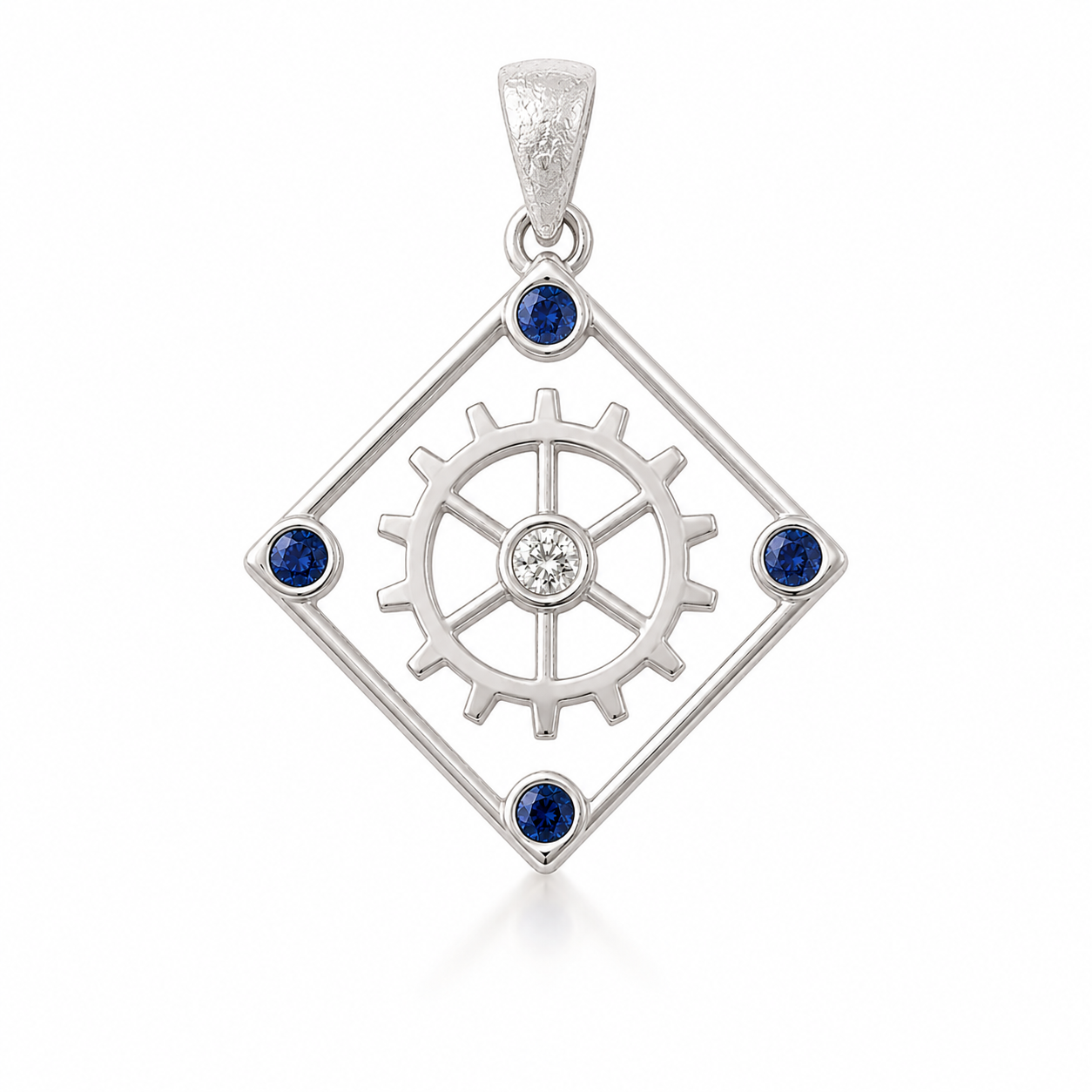 The Four Way Test (Silver w/Gemstones)