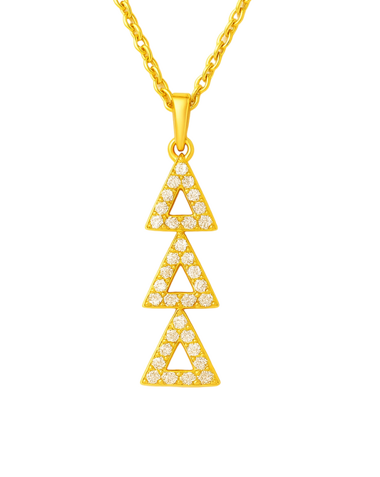 Diamond Lavoliere Tri Delta