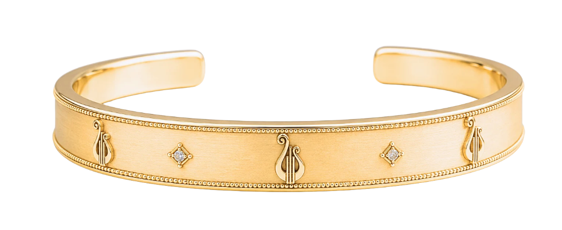 Love Your Lyre Cuff