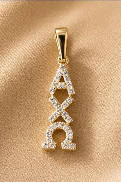 Diamond Lavaliere - Alpha Chi Omega