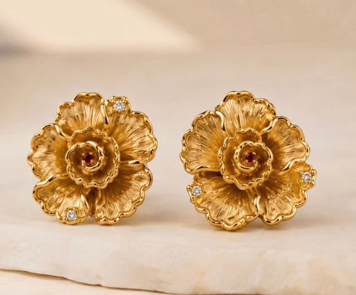 Carnation Studs