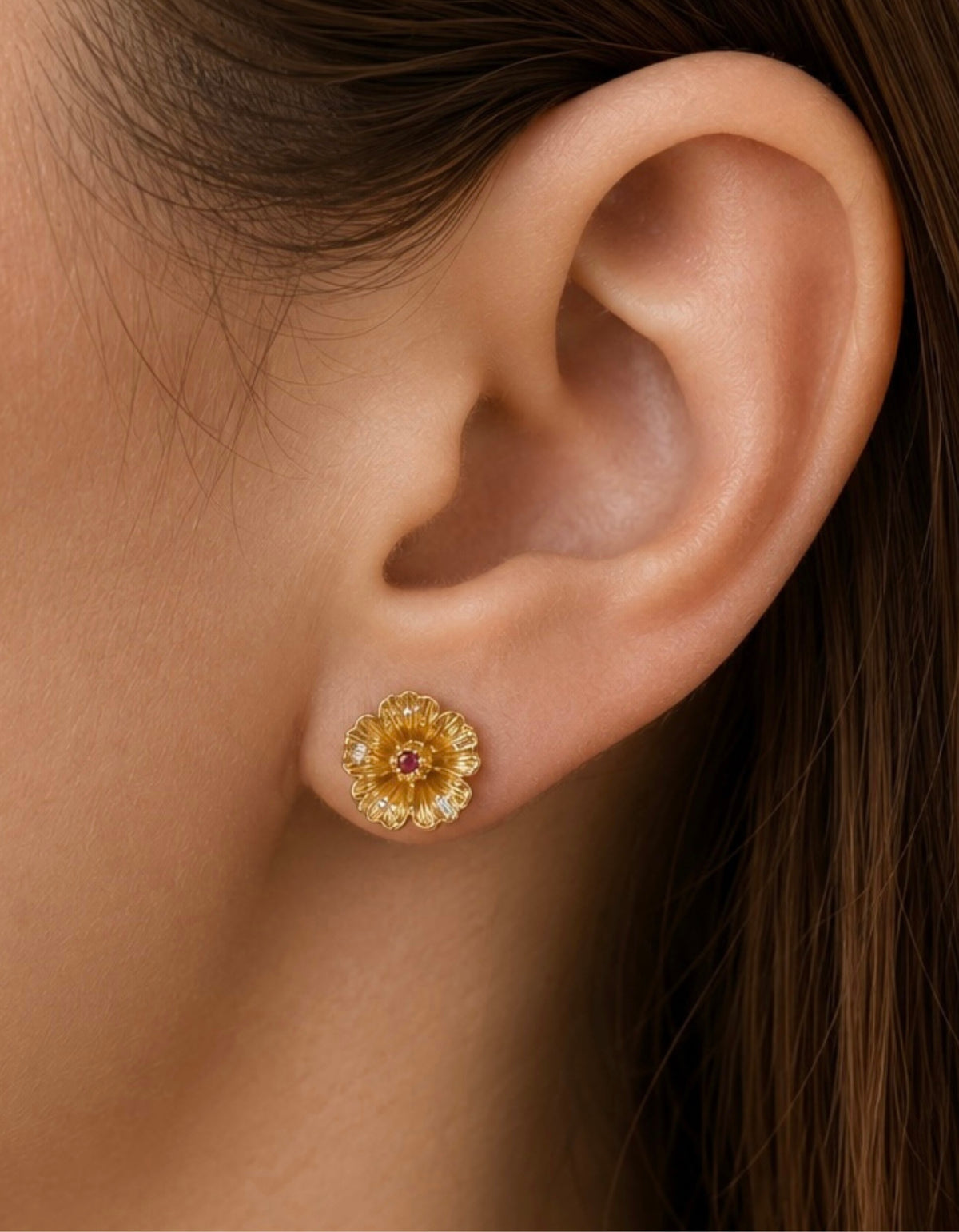 Carnation Studs
