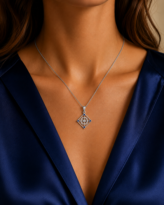The Four Way Test (Silver w/Gemstones)